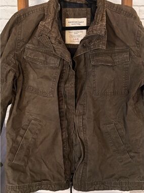 American Eagle Outfitters Brown Military Field Jacket